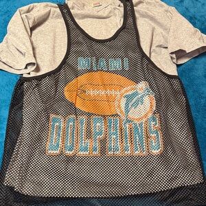 Miami Dolphins Mesh Tank Top Tshirt